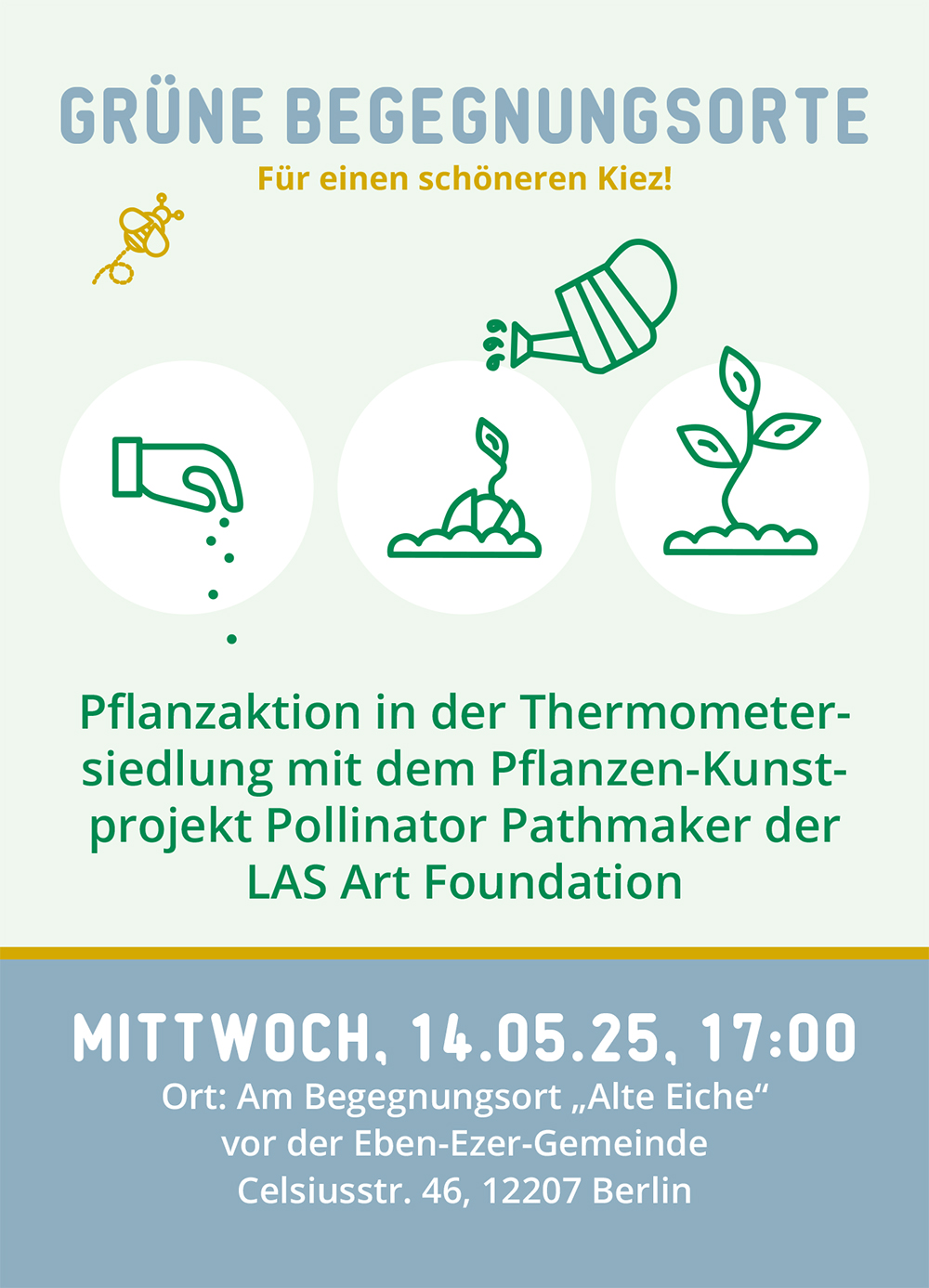 Pflanzaktion alte Eiche Flyer