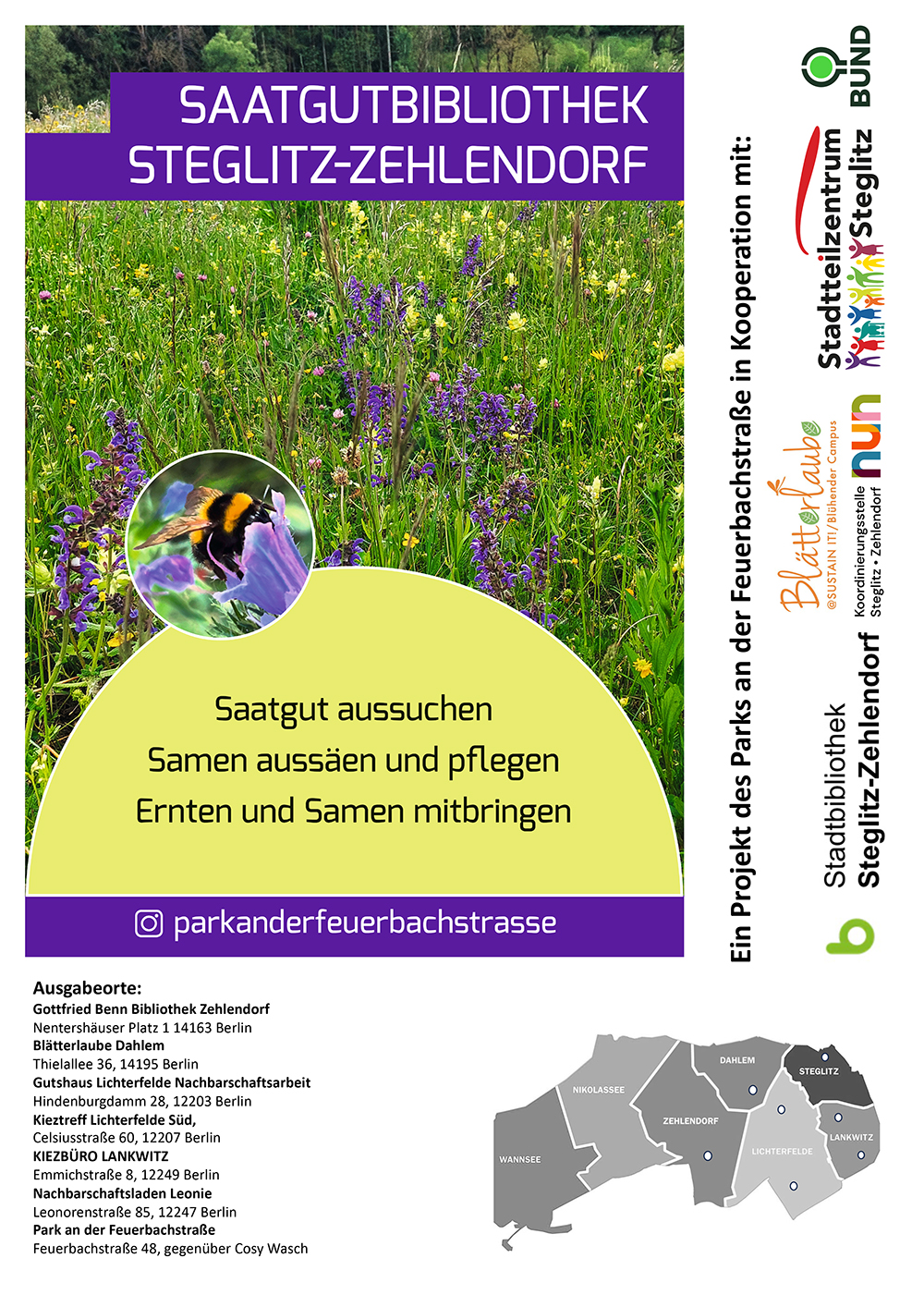 Plakat Saatgutbibliothek Berlin